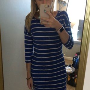 Express striped dress